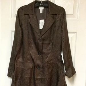 NWT 100% Silk Blazer